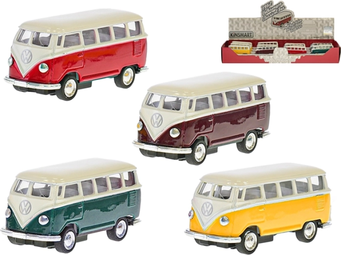 Kinsmart VW klasični autobus 1962 metalni model 1:64 s otvarajućim vratima