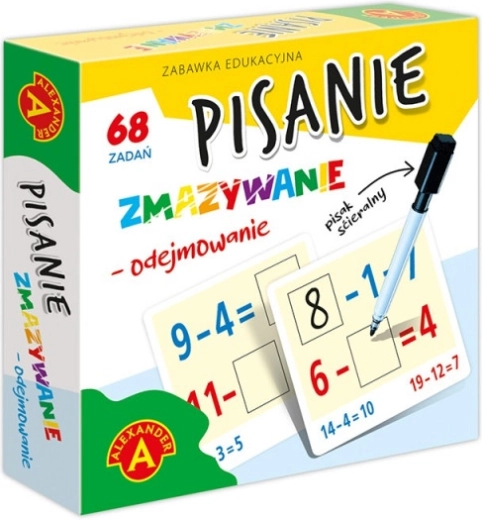 Set za pisanje brisivim flomasterom - oduzimanje