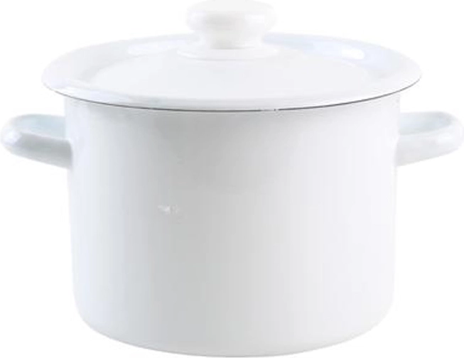 Emajlirani lonac s poklopcem 3 l, bijeli