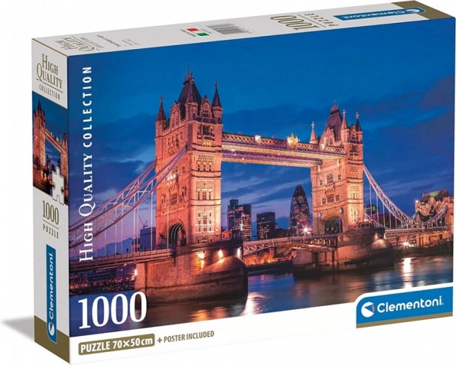 Puzzle 1000 dijelova - Tower Bridge noću