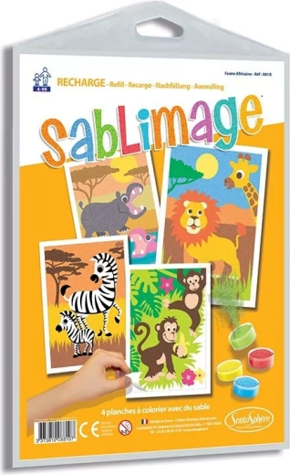 Sentosphere Sablimage sand pictures – African animals