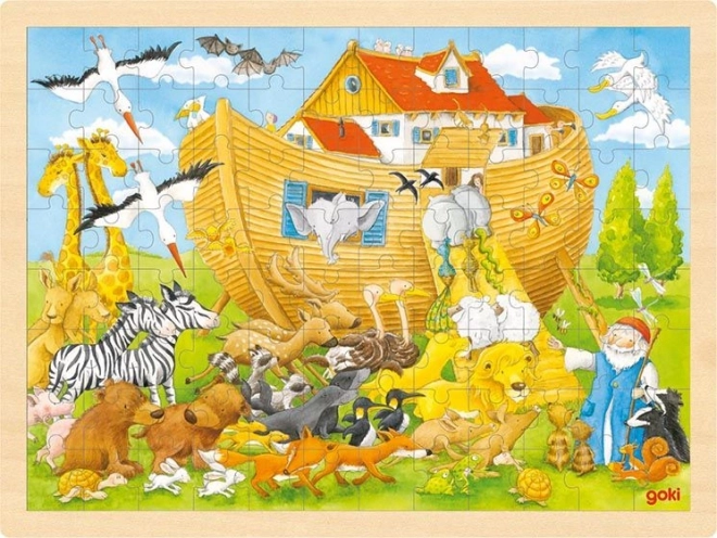 Goki drvene puzzle Noina arka 96 dijelova