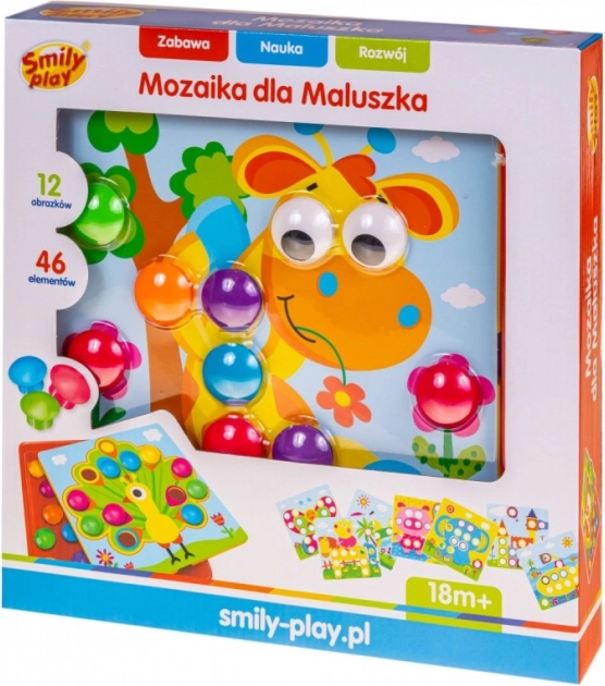 Dječja mozaična slagalica s klinčićima za najmlađe