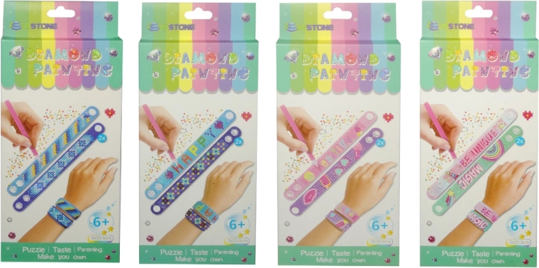 Kreativni set za izradu narukvica s šarenim dijamantima