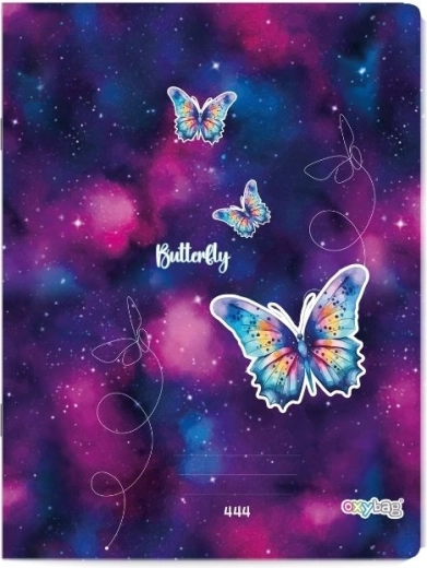 Bilježnica A4, crtana, 40 listova, Leptir
