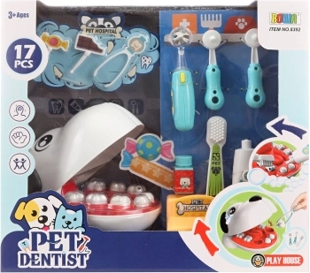 Children's Dentist Set with a Dog