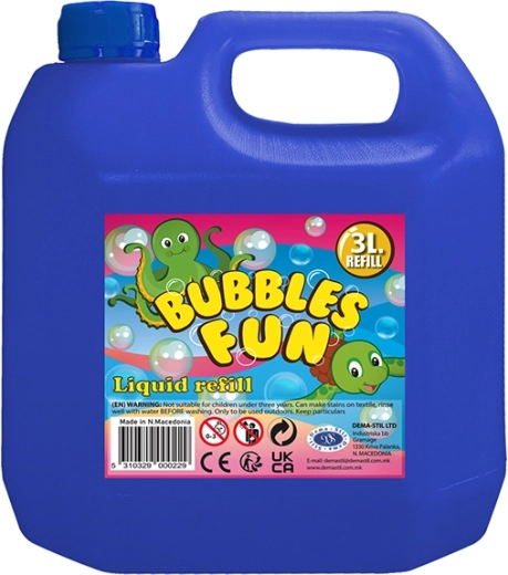 Tekućina za puhanje mjehurića 3 l u plastičnom kanistru