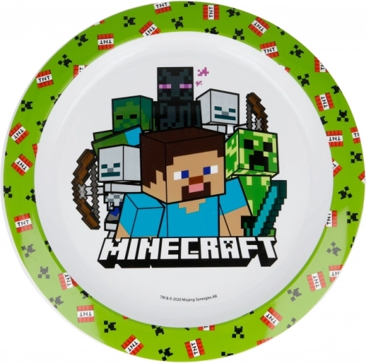 Minecraft dječji tanjur za mikrovalnu pećnicu - 1 komad