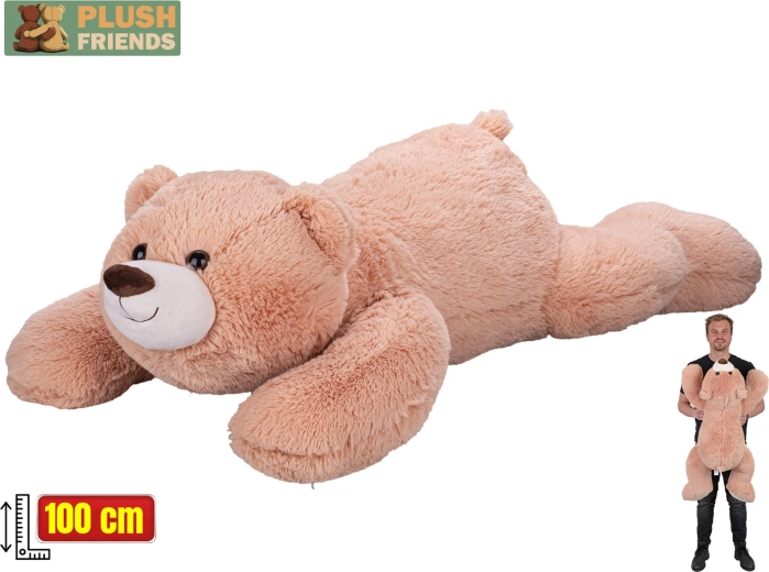 Plišani medvjedić Plush Friends 100 cm ležeći