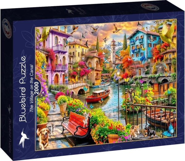 Bluebird puzzle Village on the Canal 2000 pieces