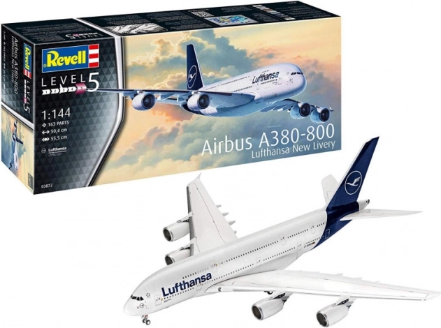 Plastični model Airbus A380-800 Lufthansa – novo bojanje
