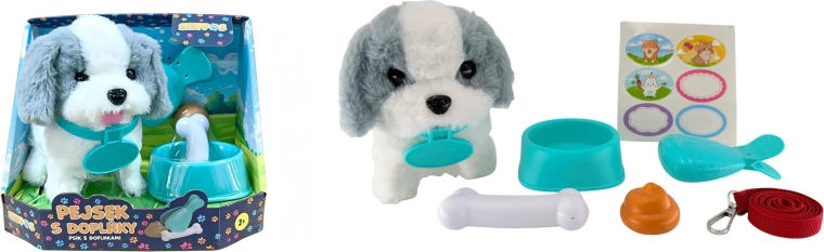 STEPPOS dog with accessories