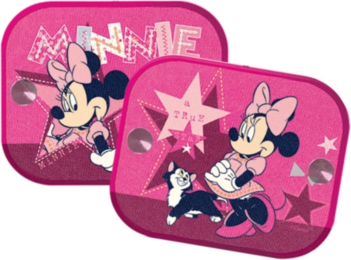 Sjenila za auto Minnie Mouse ružičasta 2 kom