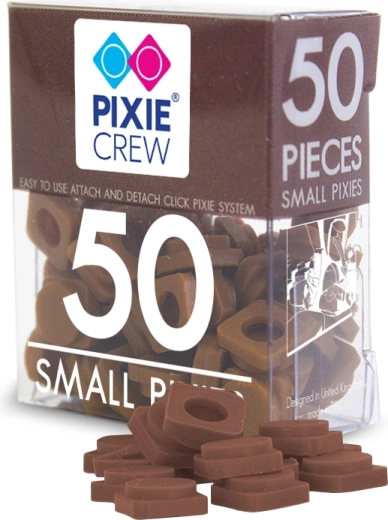 Pixie Crew mali silikonski pikseli smeđi