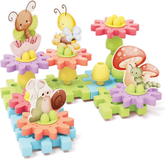 PlayEco Garden Gears Garden in Motion, 34 Pieces