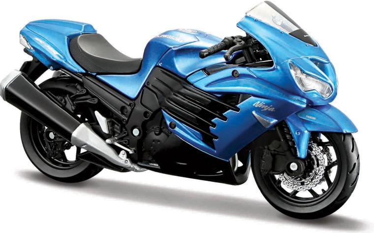 Maisto motocikl Kawasaki Ninja ZX-14R plavi 1:18