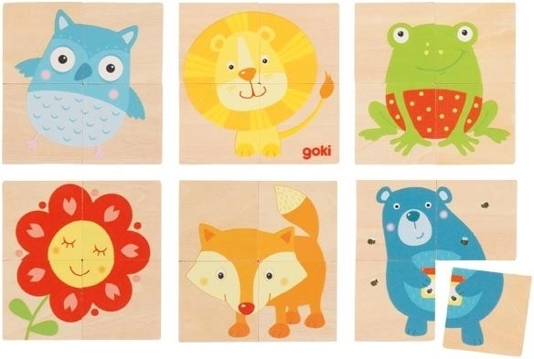 Goki drvene karemo životinjice