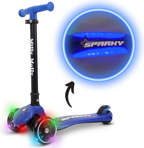 Milly Mally dječji tricikl romobil Sparky plavi