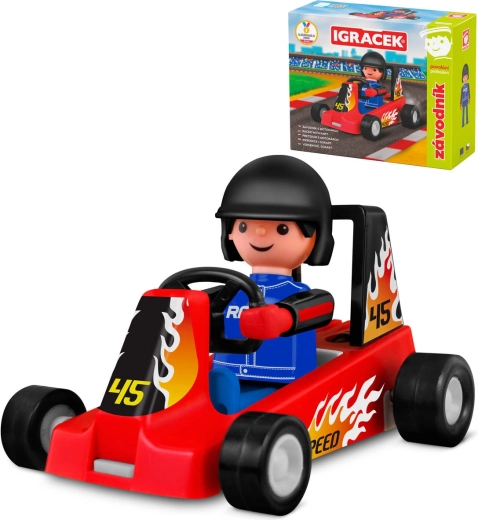Efko Igráček car racer with red go-kart