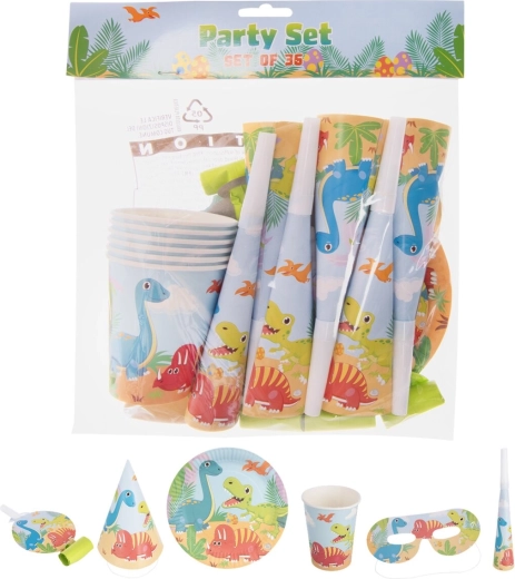 Papirnati party set Dino (36 kom)