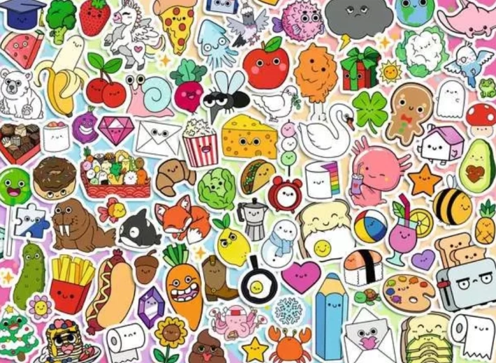 Ravensburger puzzle Kolaž pun kaosa 500 dijelova