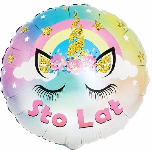 Foli balon u pastelnim bojama Jednorog – Sve najbolje
