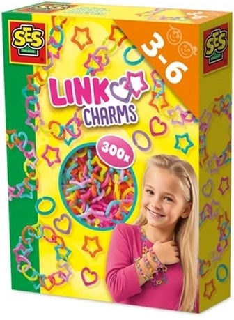 SES Creative link charms – kreativni set za izradu narukvica i ogrlica (300 kom)