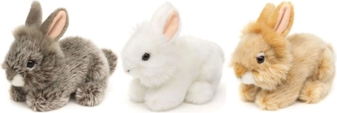 Eco-Friendly Plush Rabbit 15 cm - 1 Piece