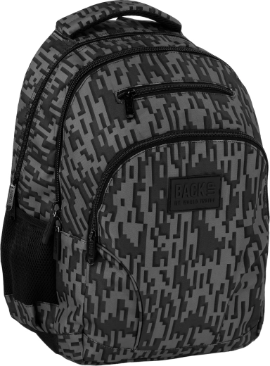 Studentski ruksak BackUP Steel sivi 30 l