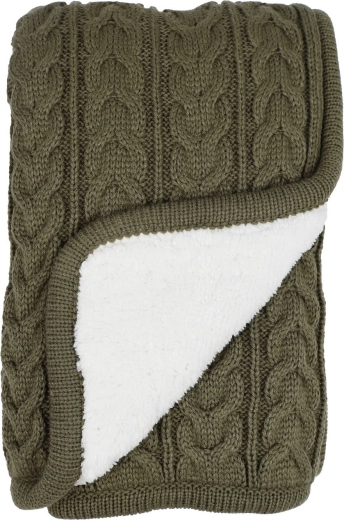 Vinter & Bloom Cuddly Dusty Olive blanket