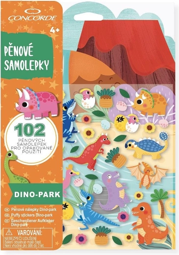 Pjenaste naljepnice Dino park CONCORDE