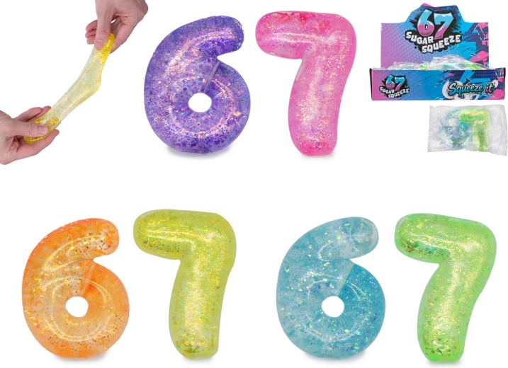 Six Seven rastezljive brojke Sugar – set od 2 kom