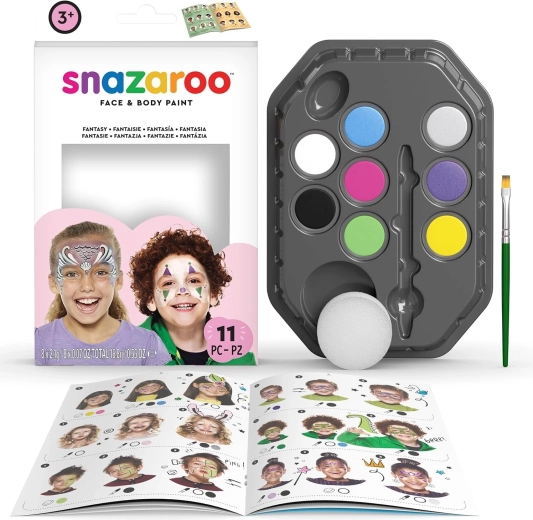 Snazaroo face and body paint set 8 pcs