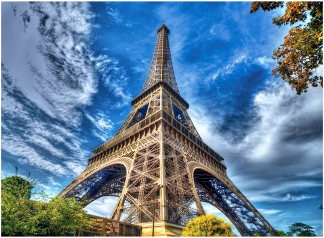 Puzzle Eiffelov toranj Pariz 1000 dijelova