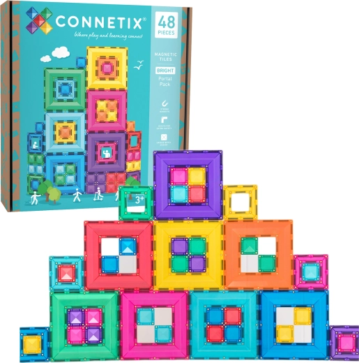 Connetix Bright Portal Pack magnetska konstrukcijska igra 48 dijelova