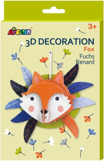 3D fox decoration for hanging