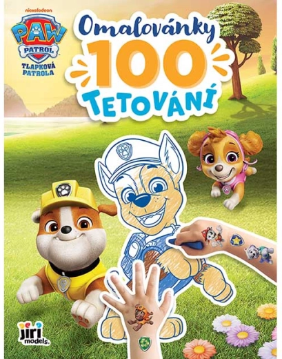 Bojanka i 100 tetovaža Paw Patrol Psići u ophodnji