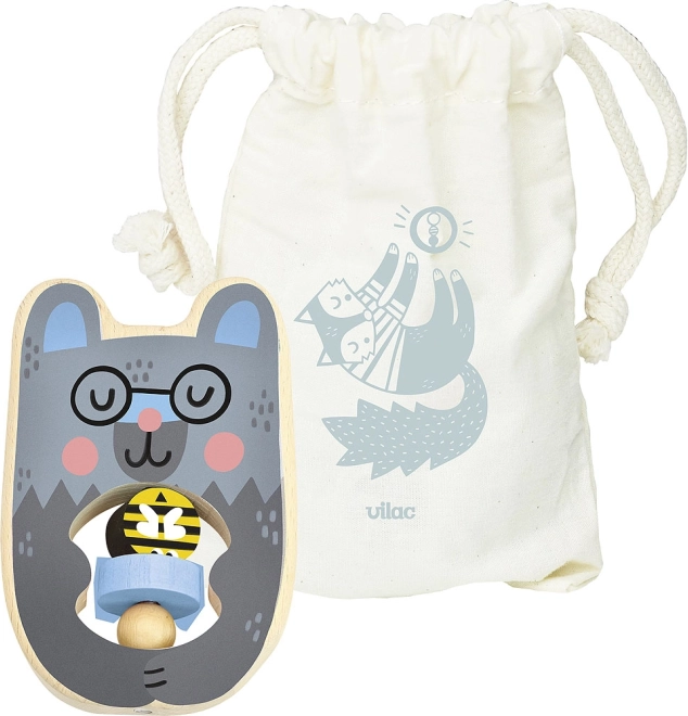 Vilac drvena zvečka medo