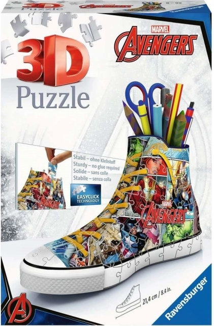 3D puzzle tenisica Avengers - 112 dijelova