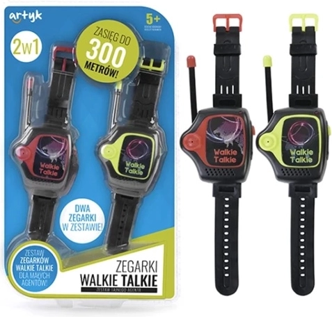 Children's Walkie-Talkie Watches with a Range of up to 300 m - 2 pcs