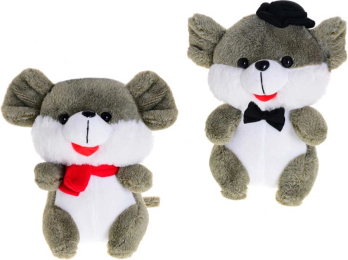 Plišana baby mišica 20 cm sjedeća - 1 komad