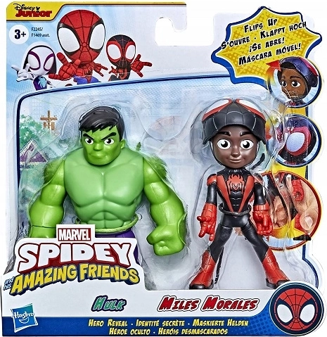 Hasbro Marvel Spidey i njegovi nevjerojatni prijatelji figurice Miles Morales i Hulk
