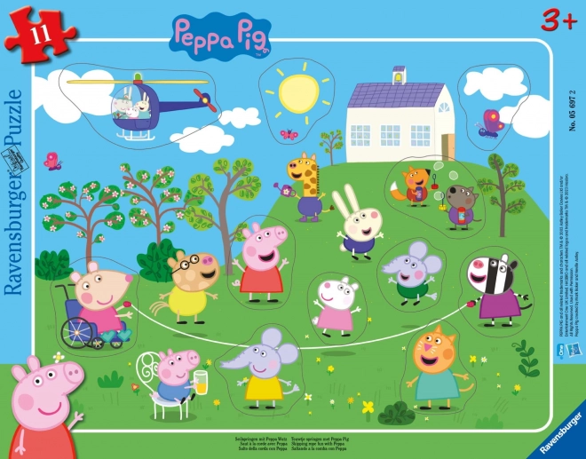 Ravensburger umetaljka Pepa Praščić, 11 dijelova