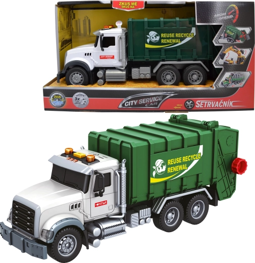 Gradsko smećarsko vozilo 1:14 sa svjetlima i zvukovima