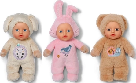 BABY born baby cuddly doll in plush outfit 18 cm - 1 piece