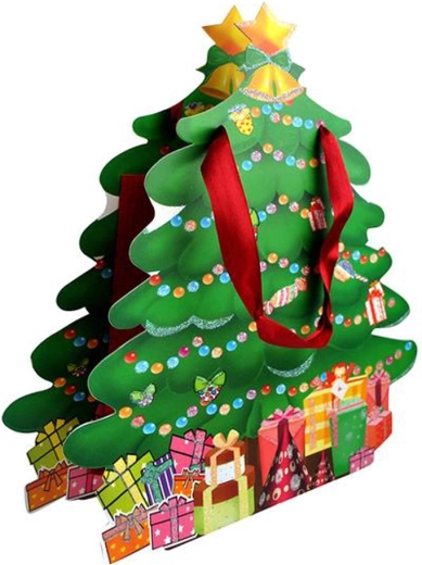 Darovna papirnata vrećica za Božić 27 × 8 × 28 cm