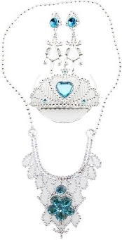 Dječji set ljepote s krunom, ogrlicom i naušnicama