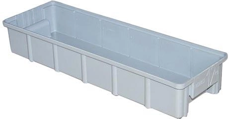 Plastična ladica za regale 20 × 60 × 9,5 cm, nosivost 12 kg