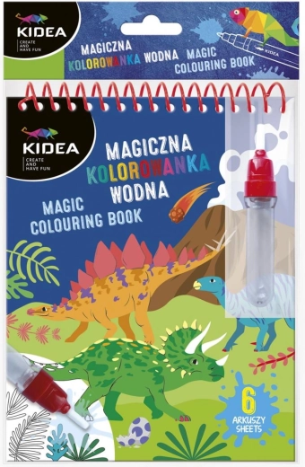 Slikanje vodom Kidea dinosauri