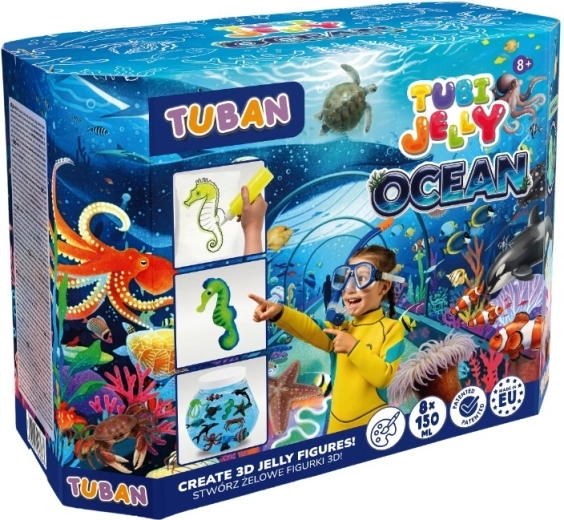 Tubi Jelly Ocean set s velikim akvarijem (8 boja)